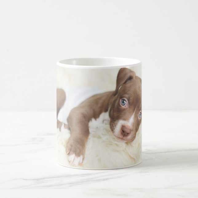 Cutest Baby Animals | Baby Pit Bull Puppy Coffee Mug (Center)