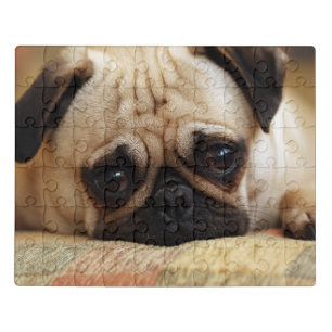 Cutest Baby Animals Baby Pug Puppy Jigsaw Puzzle