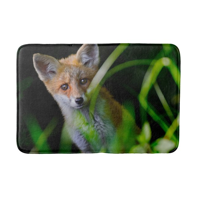 Cutest Baby Animals | Baby Red Fox Bath Mat (Front)