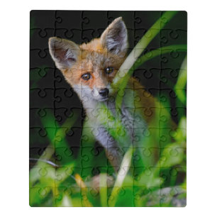 Cutest Baby Animals Baby Red Fox Jigsaw Puzzle