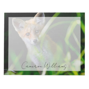 Cutest Baby Animals Baby Red Fox Notepad
