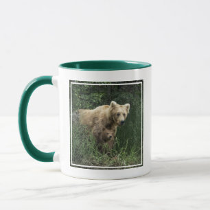 Cutest Baby Animals   Bear Mama Bear & Her Cubs Mug