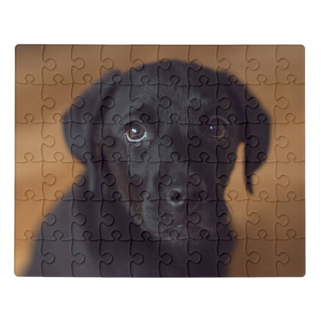Cutest Baby Animals | Black Labrador Puppy Jigsaw Puzzle (Puzzle Horizontal)