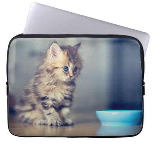 Cutest Baby Animals  Blue_eyed Persian Kitten Laptop Sleeve