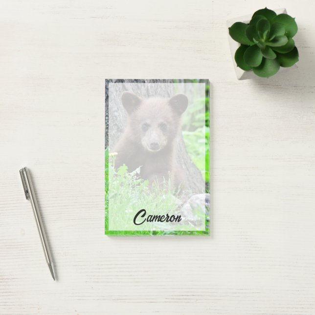 Cutest Baby Animals | Brown Bear Cub Post-it Notes (Office)