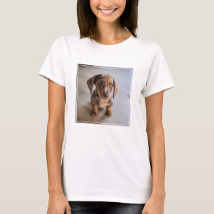 Cutest Baby Animals   Brown Dachshund Puppy T-Shirt