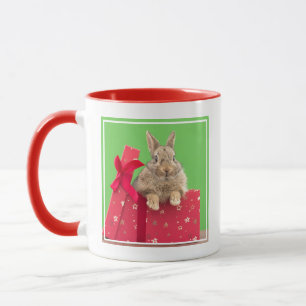 Cutest Baby Animals Christmas Holiday Bunny Mug