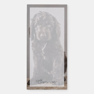 Cutest Baby Animals Cockapoo Puppy Magnetic Notepad