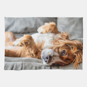 Cutest Baby Animals Cocker Spaniel Kitchen Towel