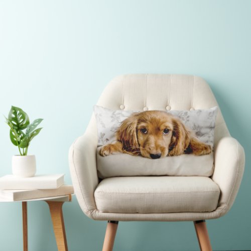 Cutest Baby Animals  Cocker Spaniel Puppy Lumbar Pillow