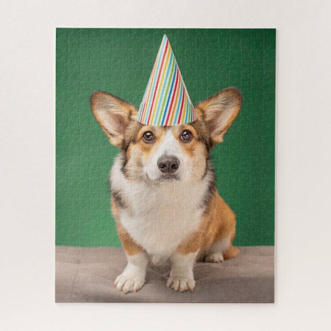 Cutest Baby Animals | Corgi Birthday Puppy Jigsaw Puzzle (Vertical)
