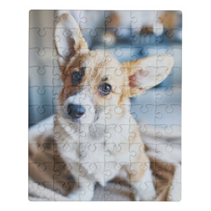 Cutest Baby Animals Corgi Head Tilt Jigsaw Puzzle