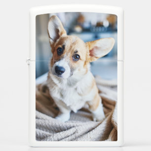 Cutest Baby Animals Corgi Head Tilt Zippo Lighter
