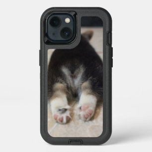 Cutest Baby Animals Corgi Puppy Behind iPhone 13 Case