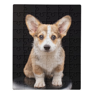 Cutest Baby Animals Corgi Puppy Standing Tall Jigsaw Puzzle