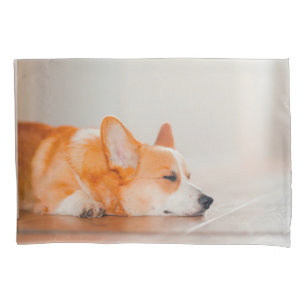 Cutest Baby Animals Corgi Sleeping Pillow Case