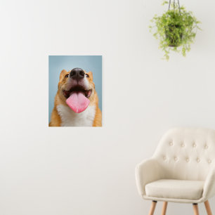 Cutest Baby Animals   Corgi Tongue Foam Board