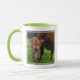 Cutest Baby Animals Cow & Calf Mug