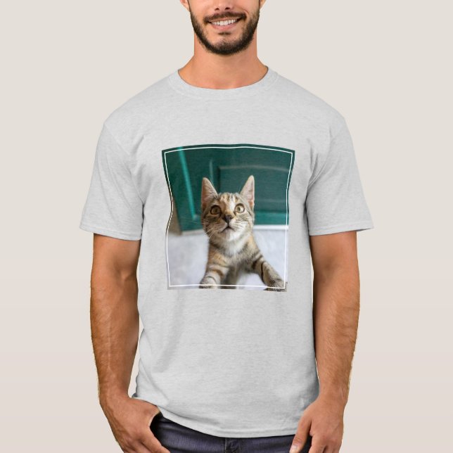 Cutest Baby Animals | Cute Tabby Kitten T-Shirt (Front)