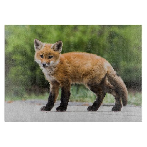 Cutest Baby Animals  Cutey Fox Cutting Board
