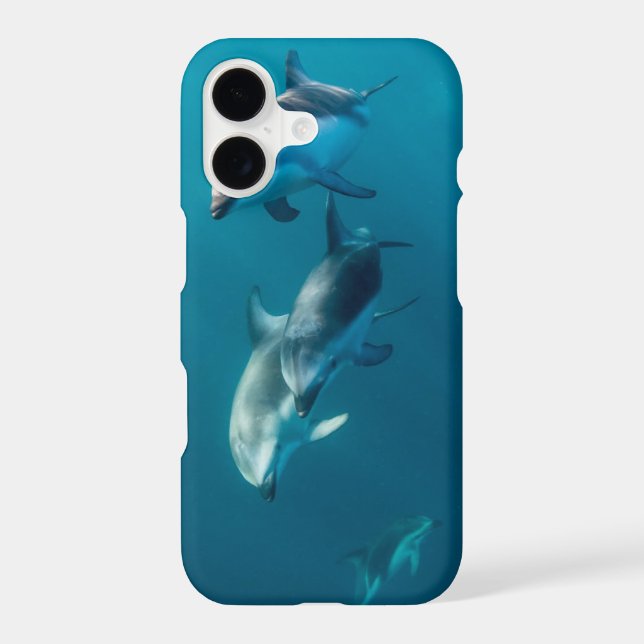 Cutest Baby Animals | Dolphin Family iPhone Case (Back)
