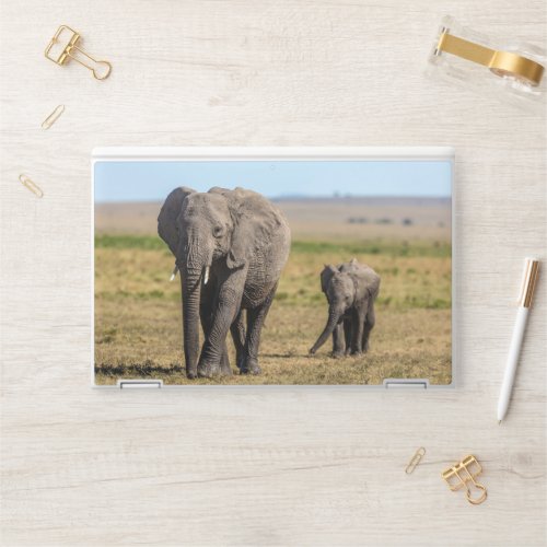 Cutest Baby Animals  Elephant Mother  Baby HP Laptop Skin