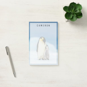 Cutest Baby Animals Emperor Penguin Chick Post-it Notes