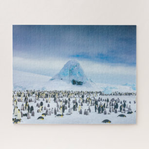 Cutest Baby Animals Emperor Penguin Colony Jigsaw Puzzle