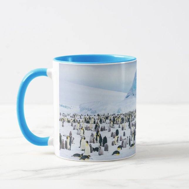 Cutest Baby Animals | Emperor Penguin Colony Mug (Left)