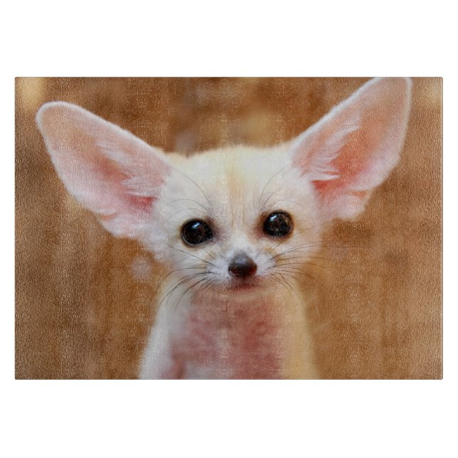 Cutest Baby Animals | Fennec Fox Cutting Board (Front)