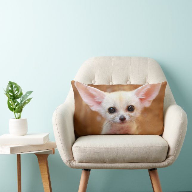 Cutest Baby Animals | Fennec Fox Lumbar Pillow (Chair)