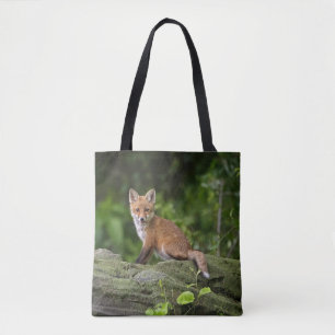 Cutest Baby Animals   Foxy Smile Tote Bag
