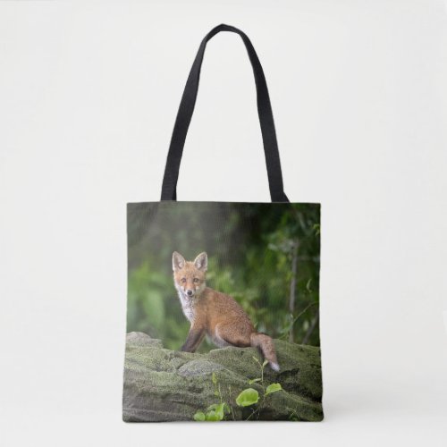Cutest Baby Animals  Foxy Smile Tote Bag
