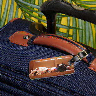 Cutest Baby Animals   French Bulldog Family Luggage Tag