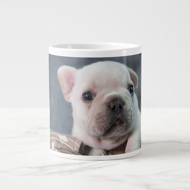 Cutest Baby Animals | French Bulldog Giant Coffee Mug (Front)
