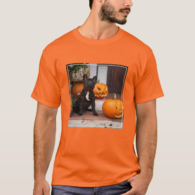 Cutest Baby Animals | French Bulldog Halloween T-Shirt (Front)