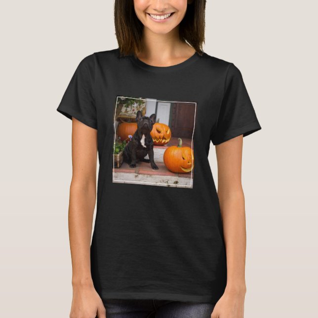 Cutest Baby Animals | French Bulldog Halloween T-Shirt (Front)