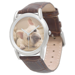 Cutest Baby Animals French Bulldog Head Tilt Watch