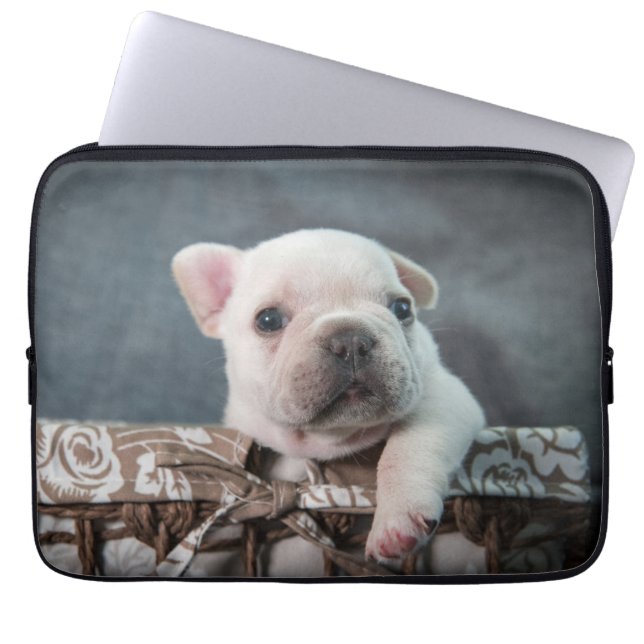 Cutest Baby Animals | French Bulldog Laptop Sleeve (Front)