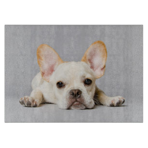 Cutest Baby Animals French Bulldog Lying Down Cutting Board
