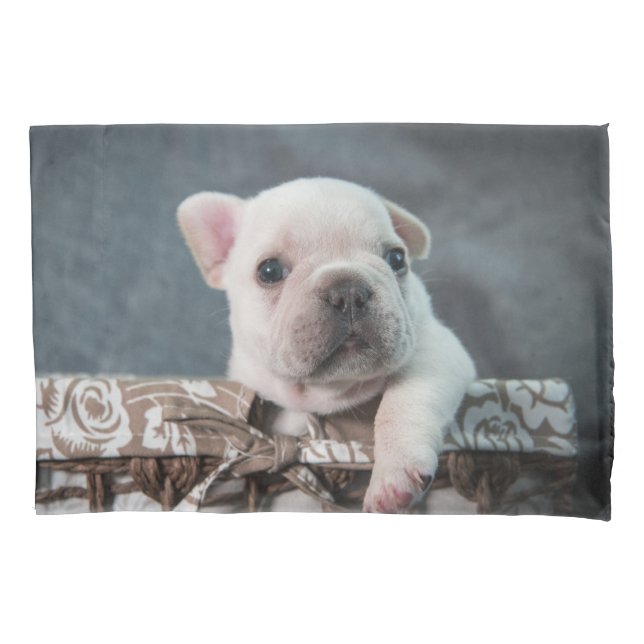 Cutest Baby Animals | French Bulldog Pillow Case (Front)