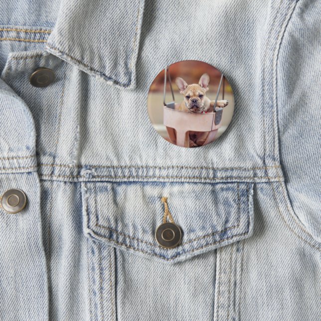 Cutest Baby Animals | French Bulldog Playground Button (In Situ)