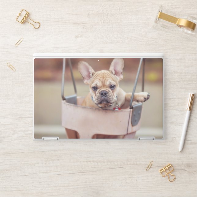 Cutest Baby Animals | French Bulldog Playground HP Laptop Skin (Desk)