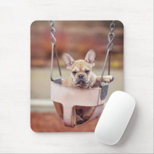 Cutest Baby Animals French Bulldog Playground Mouse Pad
