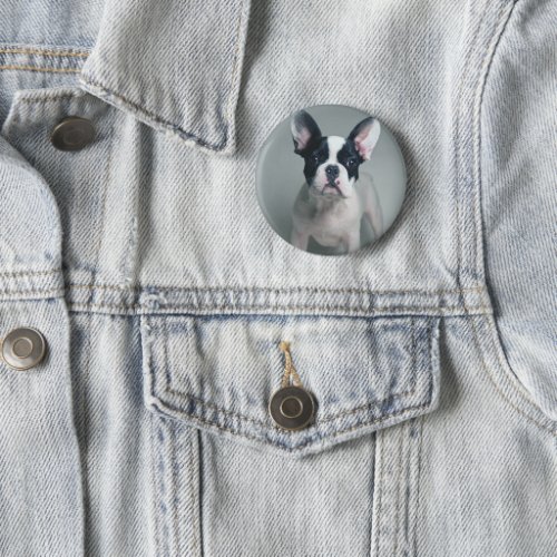 Cutest Baby Animals  French Bulldog Puppy Button
