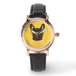 Cutest Baby Animals French Bulldog Sunglasses Watch