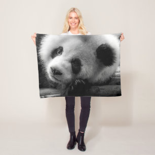 Cutest Baby Animals Giant Panda Bear Cub Fleece Blanket