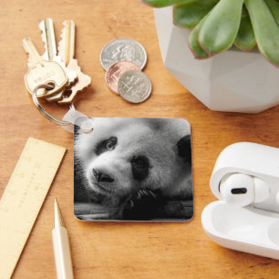 Cutest Baby Animals Giant Panda Bear Cub Keychain