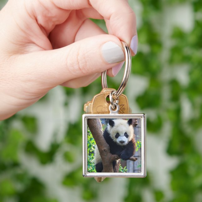Cutest Baby Animals | Giant Panda Cub Keychain (Hand)