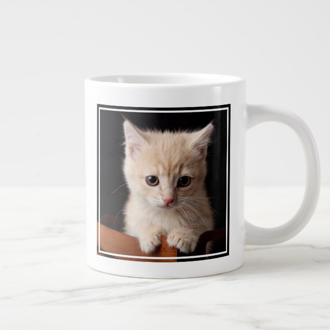 Cutest Baby Animals | Ginger Kitten Giant Coffee Mug (Right)
